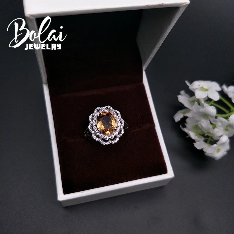 Bolaijewelry, изменение цвета, кольцо из зултанита, 925 пробы, серебряное, с драгоценным камнем, элегантный дизайн, хорошее ювелирное изделие для женщин, повседневная одежда