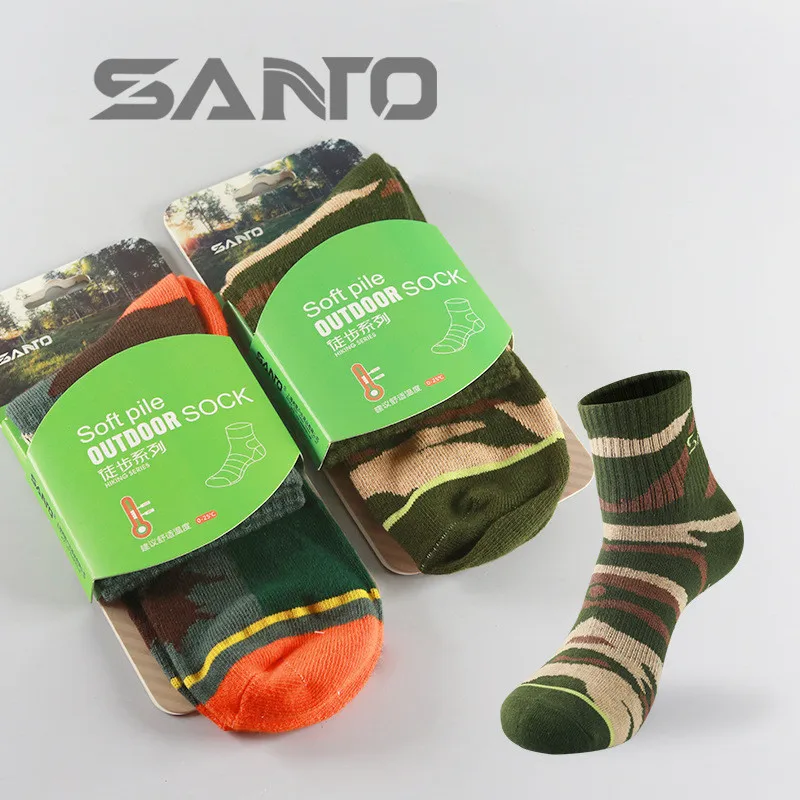 Camouflage Sport Socks Men Women chaussette velo cyclisme calze ciclismo Bike Cycle Sock Hiking Running Cycling | Спорт и