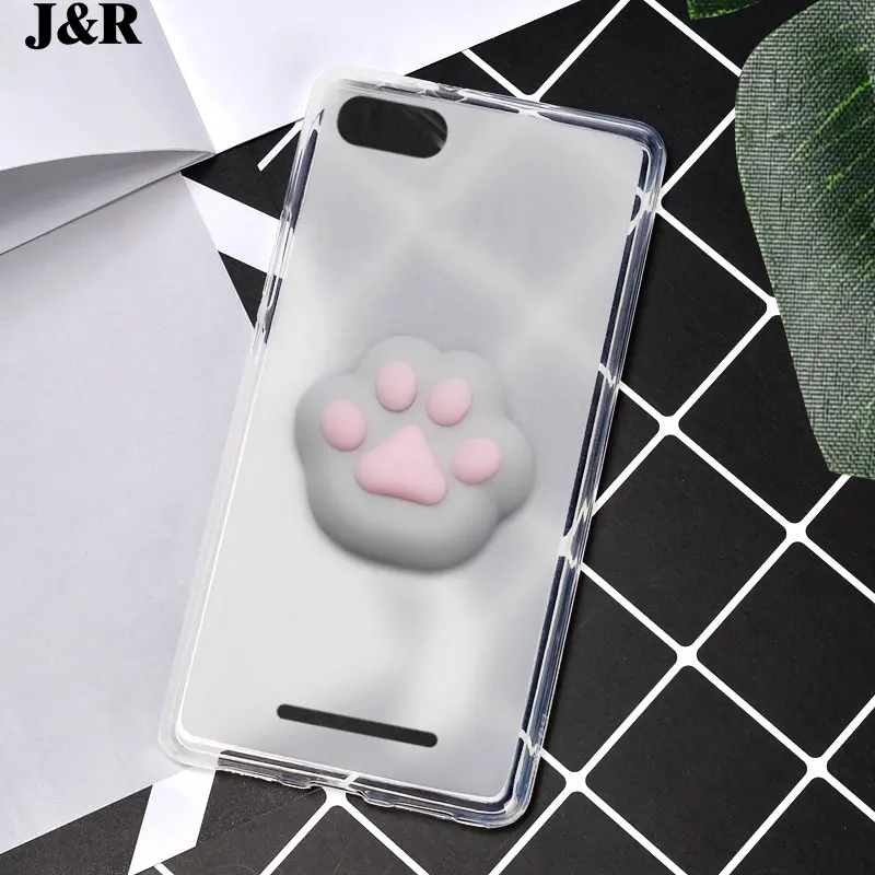 For BQ BQS-5020 Strike Cover Silicon Cases BQS5020 Soft TPU Phone Bags Squishy Animal Lovely Cat Claw Shell |