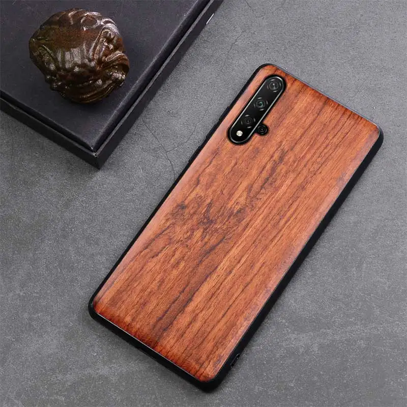 8 Резной деревянный ящик для huawei Honor 20 противоударный чехол TPU бампер чехол для huawei Honor 20 чехол деревянная оболочка Honor 20 Pro - Цвет: 8