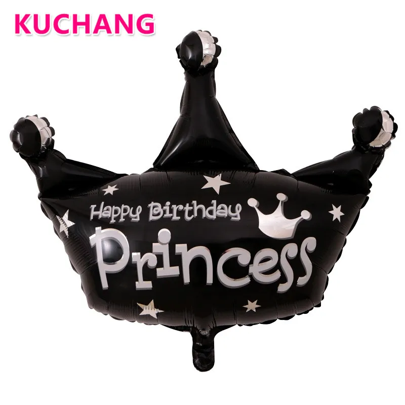Шары из фольги с короной kuchang1шт. украшения для детской вечеринки на день рождения