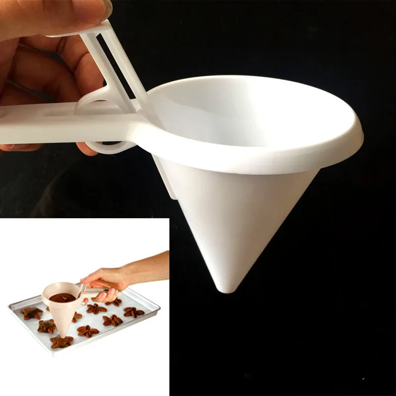 

New Baking Tools Adjustable Icing Candy Funnel Chocolate Pastry Mold Batter Dispenser Cream Cookie Cupcake Pancake Muffin Funnel