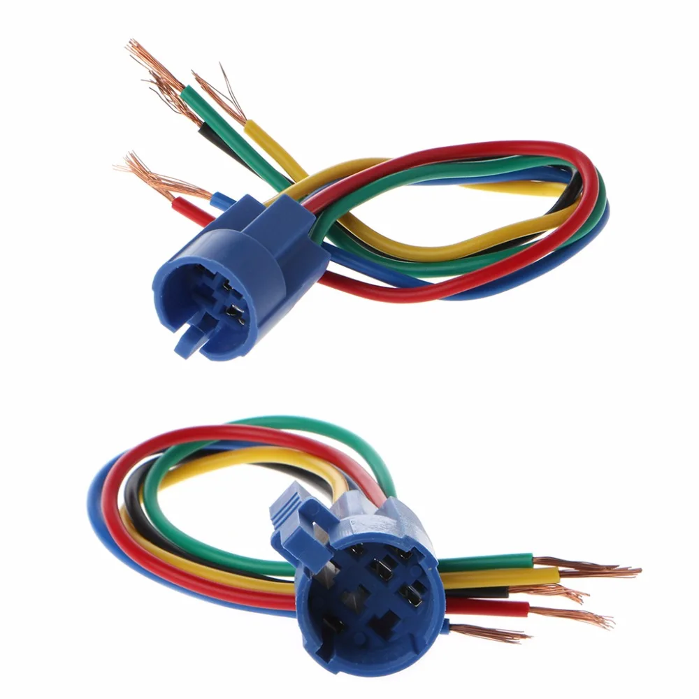 5 Pin Wire Connector Wiring Socket Plug Adapter For 16/19mm Push Button Switch | Строительство и ремонт