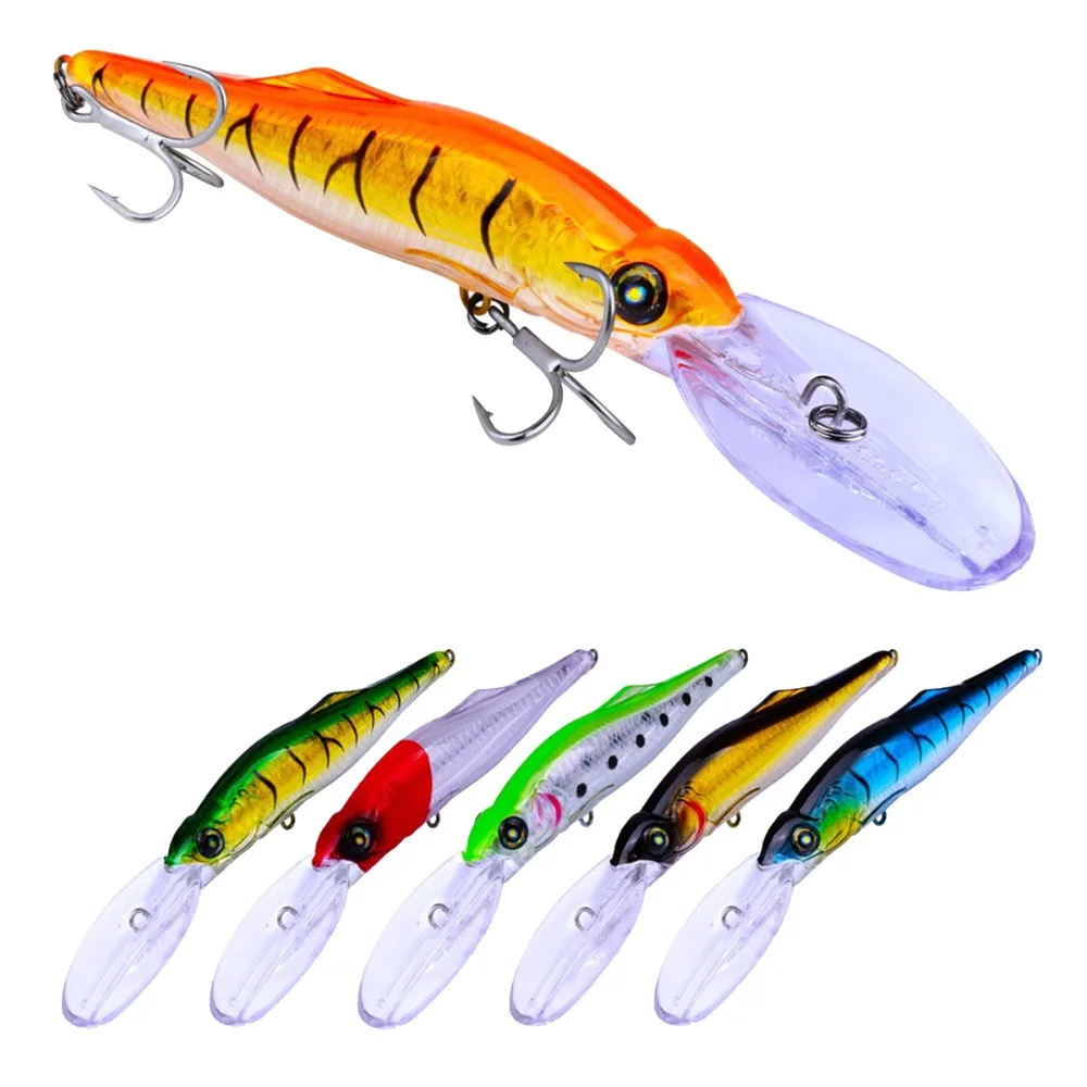 Рыболовные приманки для моря Trolling Wobbler Minnow 16 5 см 25 г 1 2 3 6 м шт Большой пластик баса