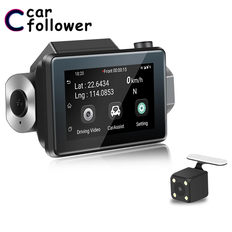 Видеорегистратор 3G на Android 5 0 3 дюйма 2 5D IPS HD 1080P встроенный GPS Wi