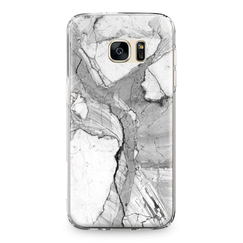Для Samsung Galaxy J3 J5 J7 A3 A5 A8 2015 2016 2017 2018 силиконовый чехол Flow Line мрамор гранит мягкое