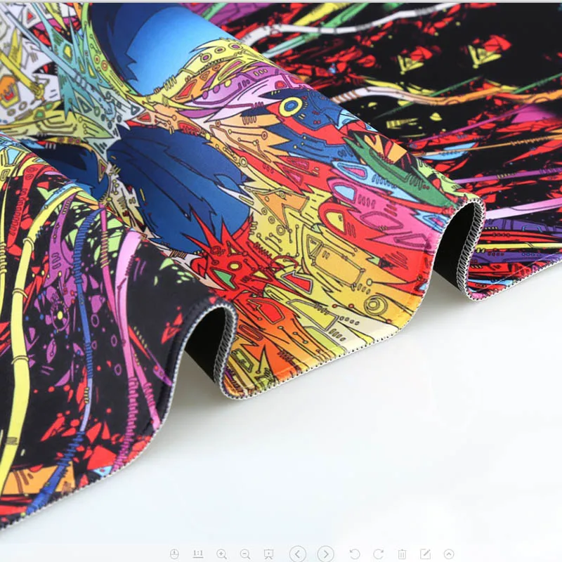 Большой размер коврик для мыши простой удлиненный водостойкий нескользящий