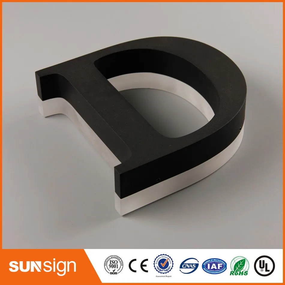 Наружная реклама с подсветкой 3d металлические знаки буквы акриловая фотовспышка