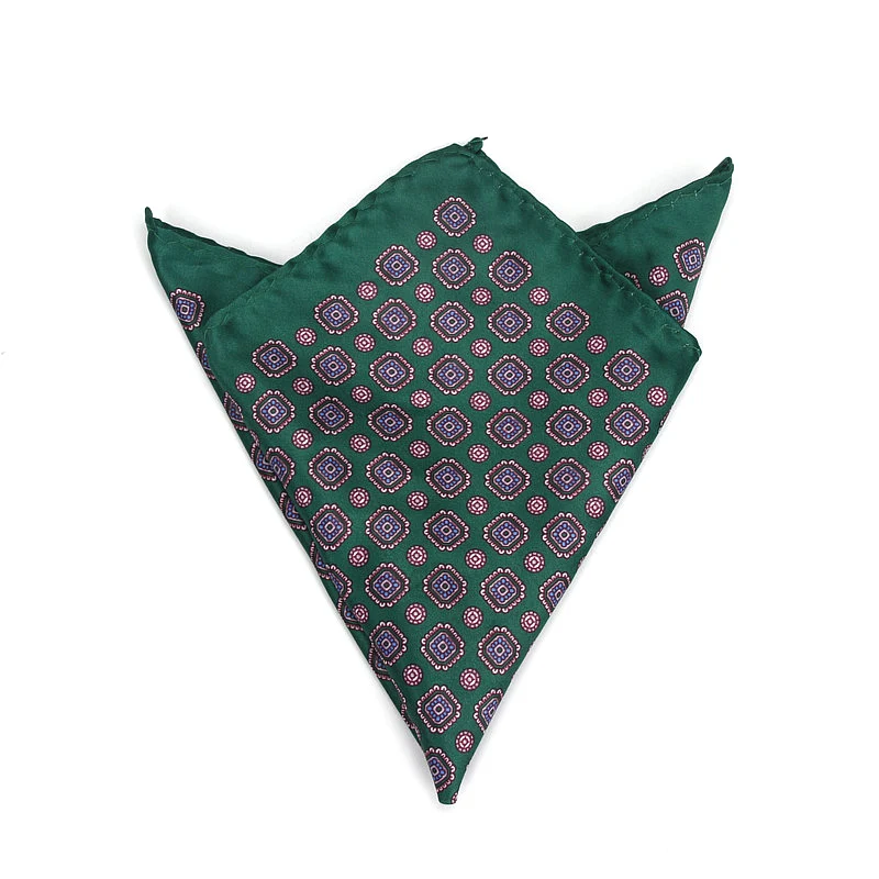 Мужской брендовый шейный платок винтажные геометрические карманные квадратные