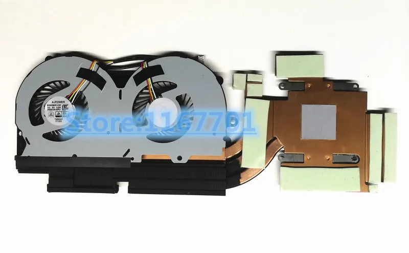 

Laptop CPU/GPU cooling Radiator heatsink&Fan for Clevo P950 P950HR P950HP P950ER P955HR P955HP6 6-31-P9552-102 6-31-P9552-302