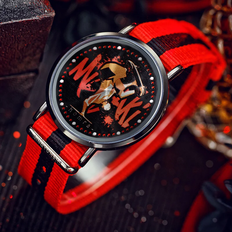 Светодиодные водонепроницаемые часы K-Project с аниме сенсорным экраном манга