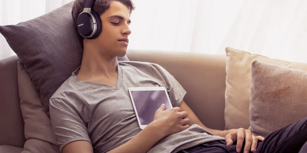 EDIFIER W830BT беспроводные наушники Bluetooth V4.1 Hi-Fi стерео наушники с шумоподавлением Беспроводные наушники aptX codec NFC tech
