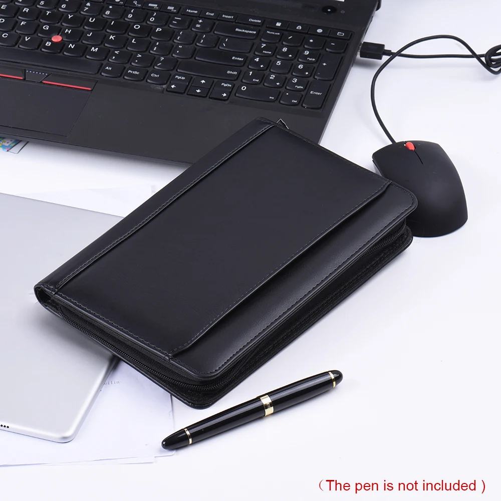A5 PU кожаный портативный деловой портфель папка Портфель для документов чехол