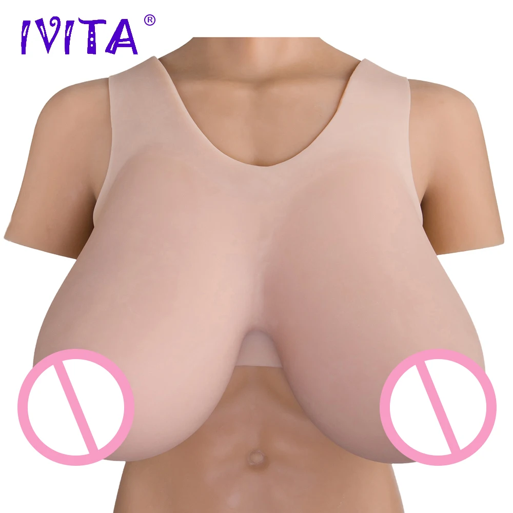 Реалистичные силиконовые формы для груди IVITA 12 кг поддельные кроссдрессеров