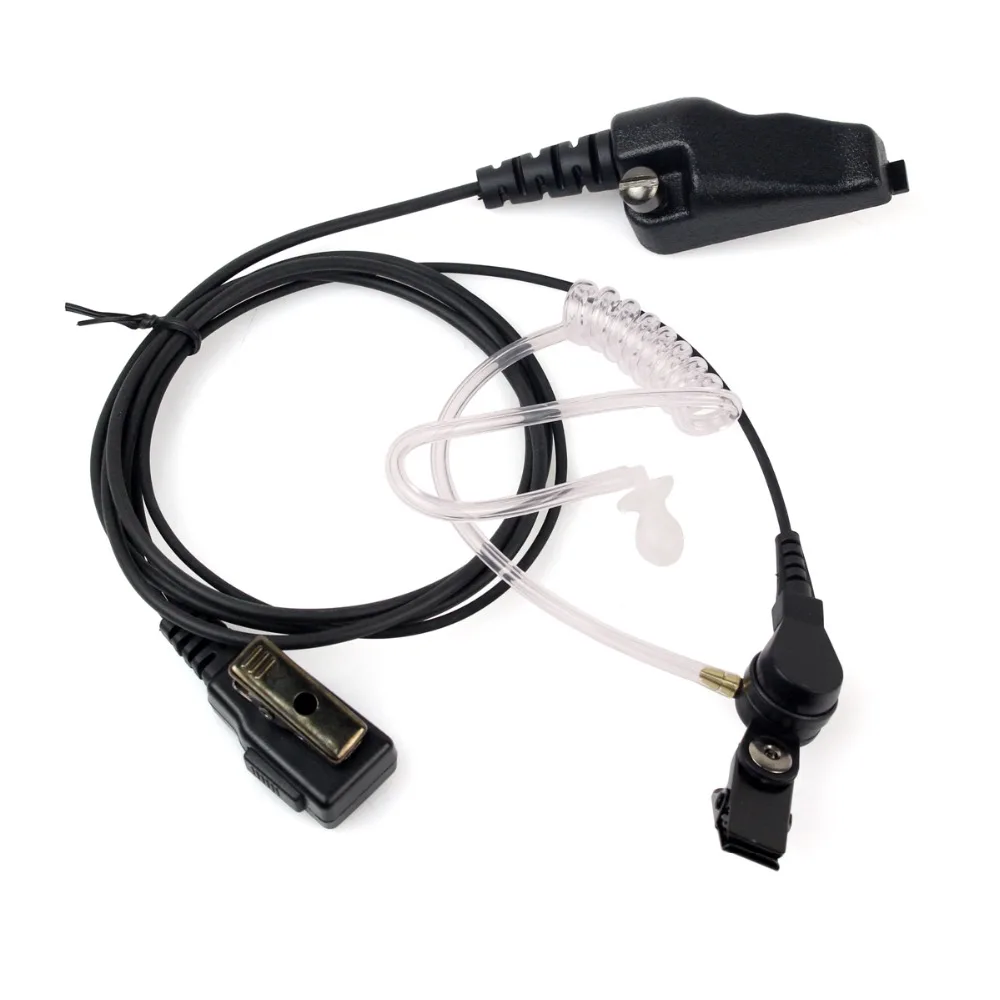 Скрытый акустический трубчатый наушник PTT MIC для Kenwood TK2107 TK3107 BAOFENG UV 5R 888s Motorola