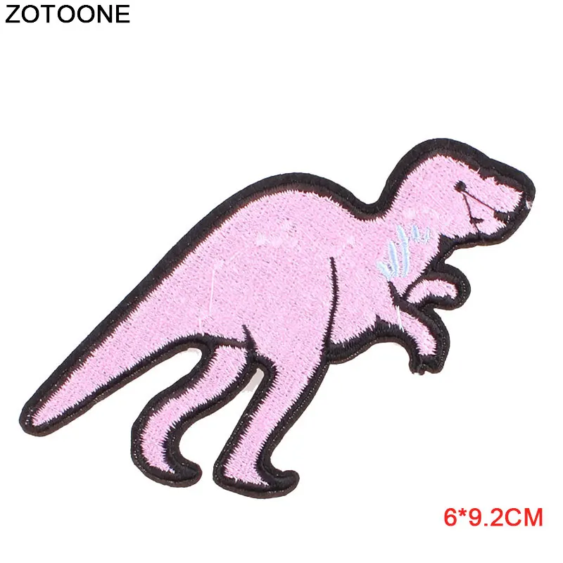 ZOTOONE 1 шт. маленькие нашивки с животными собаки динозавра Парк Юрского периода