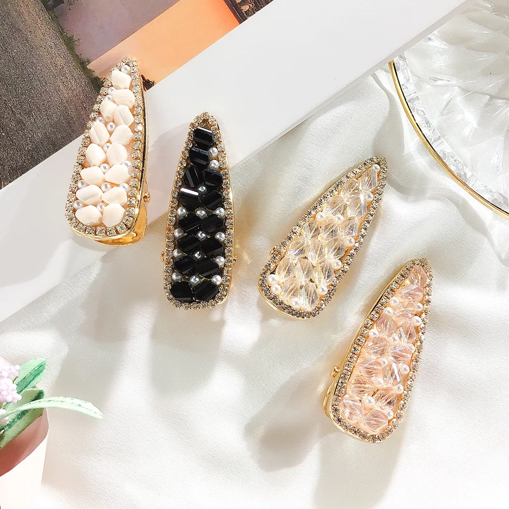 Женские заколки для волос с прозрачными кристаллами Irregualr блестящие стразы