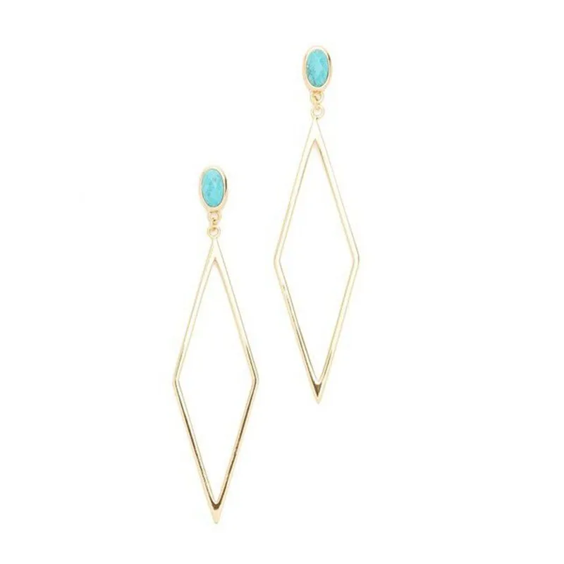 Бесплатная доставка 2017 тренд женских ювелирных изделий Модные Новые ромбические