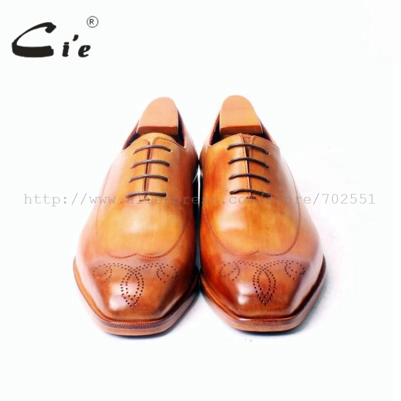 Мужские туфли cie из натуральной телячьей кожи ручной работы на шнуровке под заказ