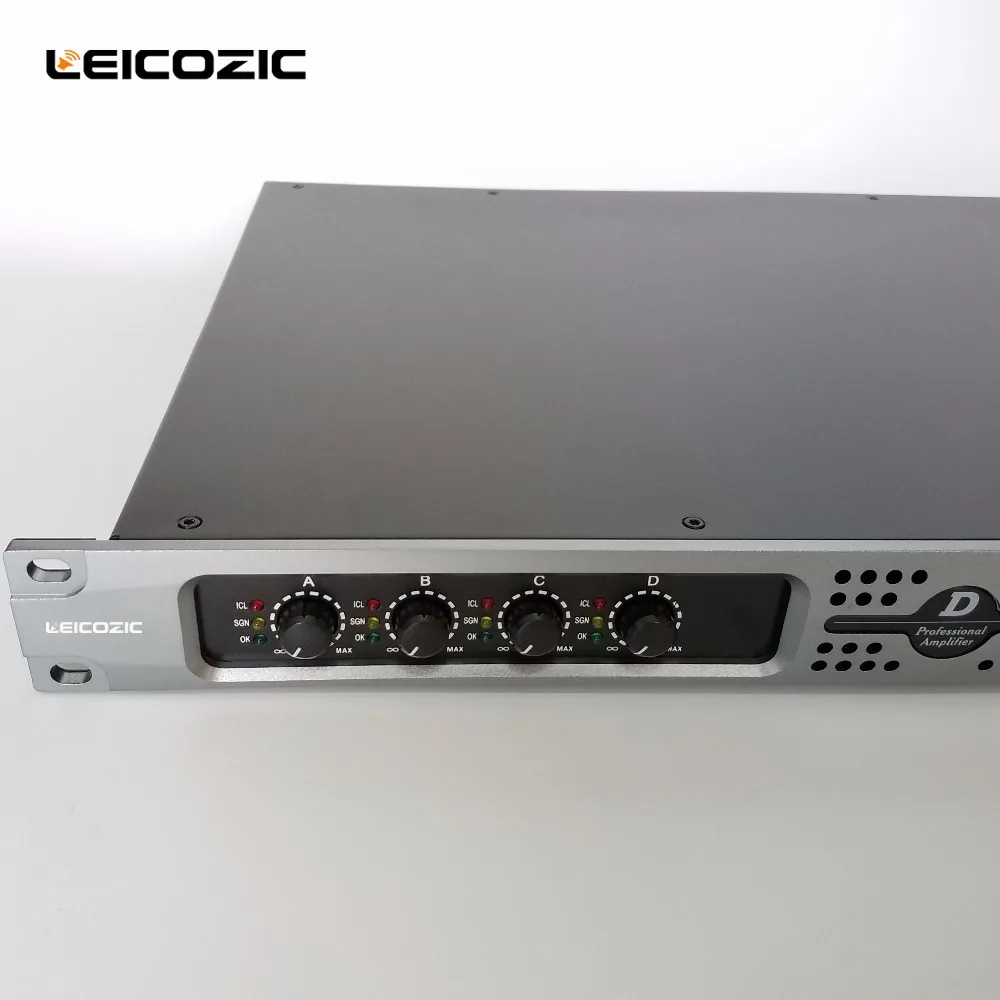 Leicozic цифровой усилитель 800 Вт * 2 мостовая мощность DX4250 4 Канальные усилители