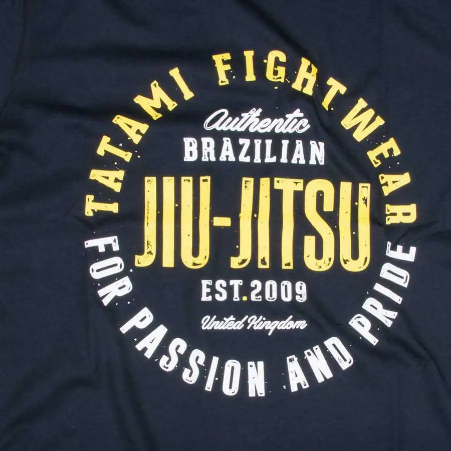 Jiu-Jitsu Pride &amp Passion футболка БЖЖ мужская темно-синяя Повседневная ММА повседневные