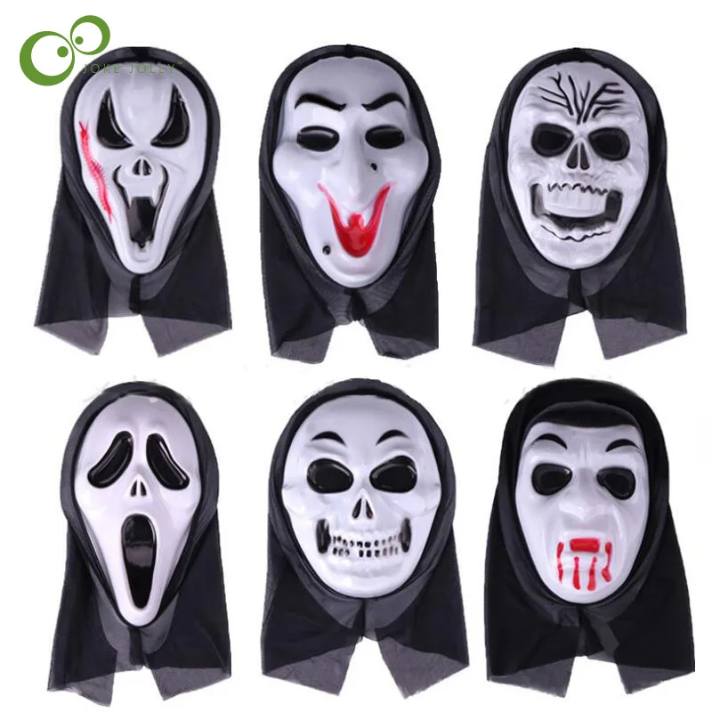 1 шт. чехол на голову для Хэллоуина призрака фестиваля дьявола гримаса забавная