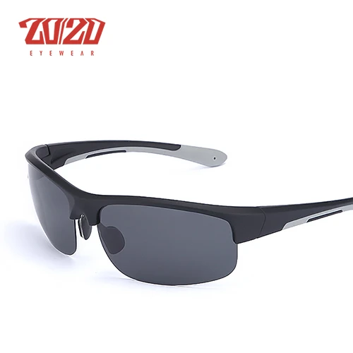 C02 MatteBlack Smoke Мода Поляризованные Солнцезащитные Очки Мужчины Марка Дизайнер Путешествия Мужской Солнцезащитные Очки Вождения Анти-Уф Oculos De Sol Masculino PTE2108 - Цвет линз: C02 MatteBlack Smoke