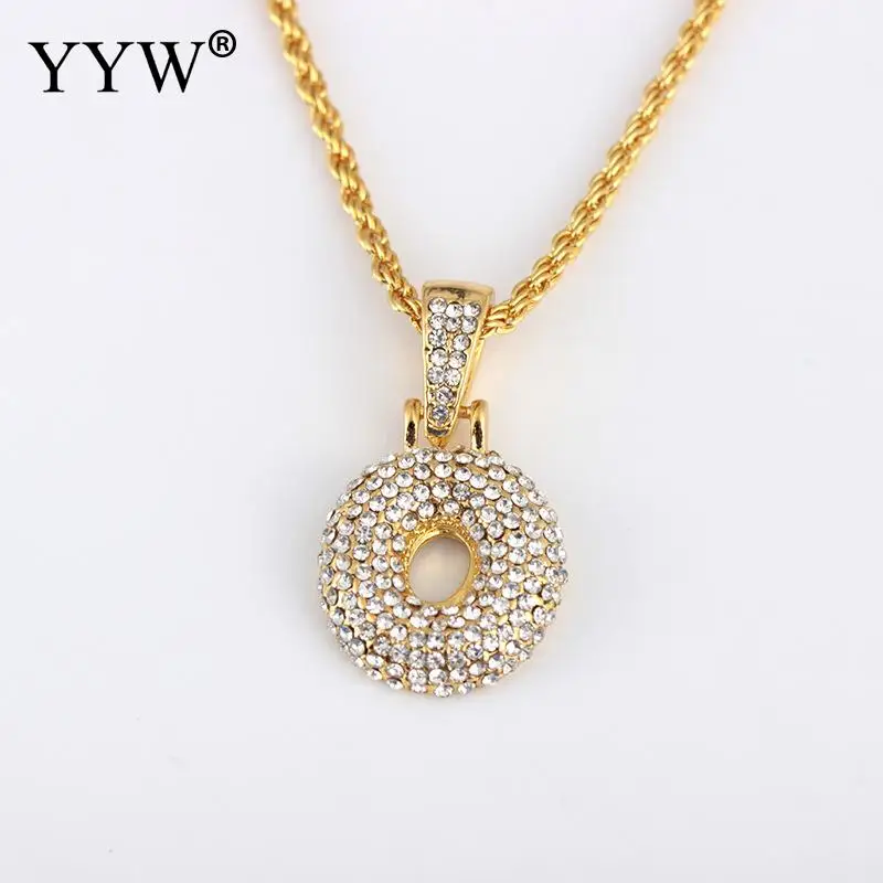 o Cubic Zirconia Hip Hop Chain Neckalce A-Z Custom Name Bubble Initial Letter Necklaces& Pendant Charm For Women Men Jewelry - Окраска металла: o