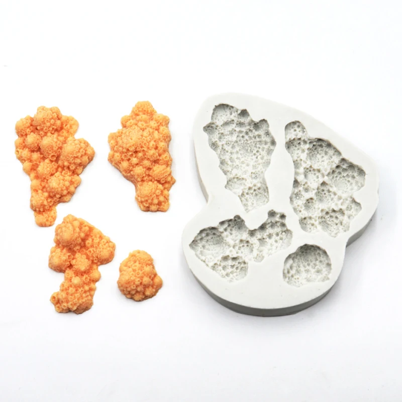 Форма из кораллового камня, силиконовая форма, инструмент для украшения торта, сахарный шоколадный инструмент, формы для выпечки