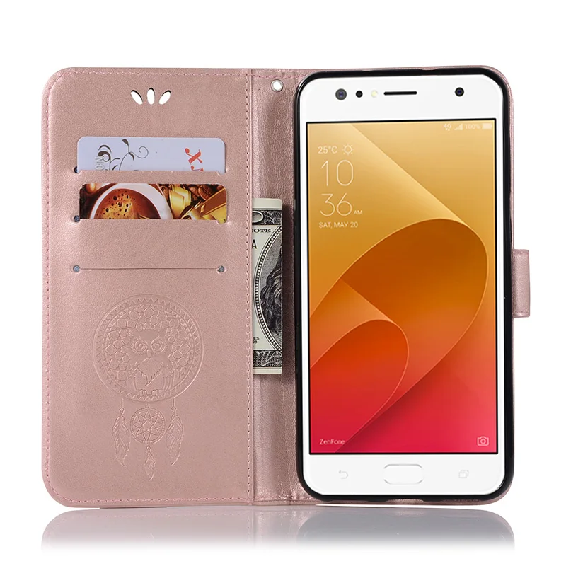 Чехол для Asus ZD553KL из искусственной кожи, кошелек Etui, чехол для Asus Zenfone 4 Selfie ZD553KL, чехол-книжка, Fundas