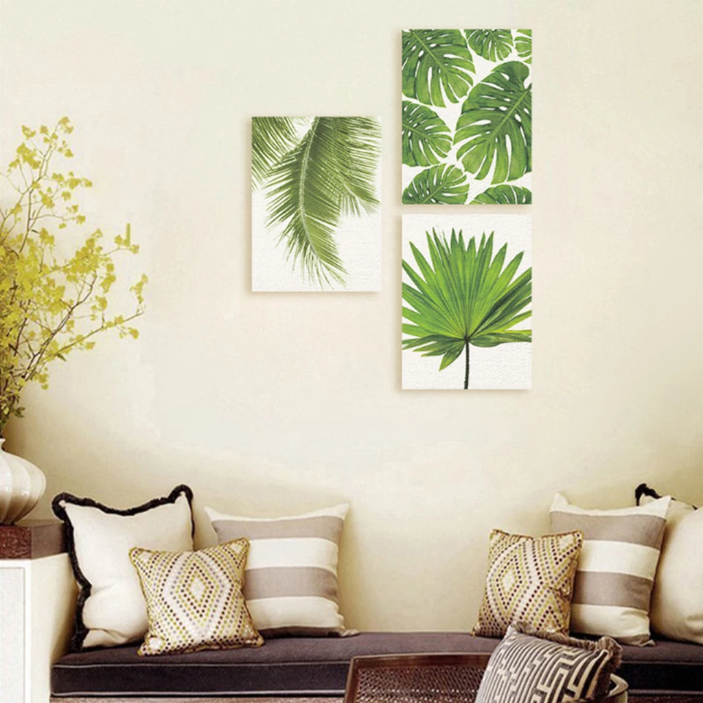 Artificial Plant Oil Painting Print Canvas Picture Home Wall Decor Wedding Party Ornaments | Дом и сад