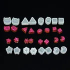 SNASAN 8 пар, серьги, бусины, силиконовая форма, звезда, луна, клевер, снег, для ювелирных украшений, силиконовая форма ручной работы, искусственная кожа