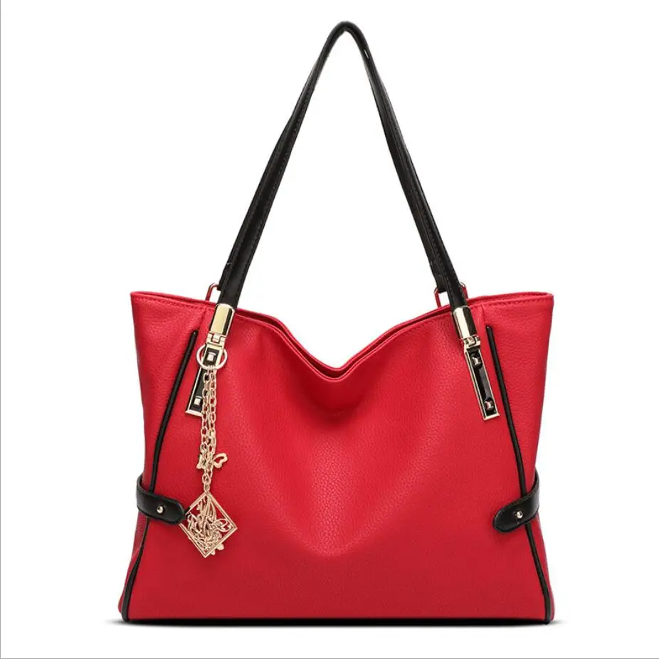 Роскошная женская кожаная сумка через плечо переноска Bolsas Femininas Женская Большая