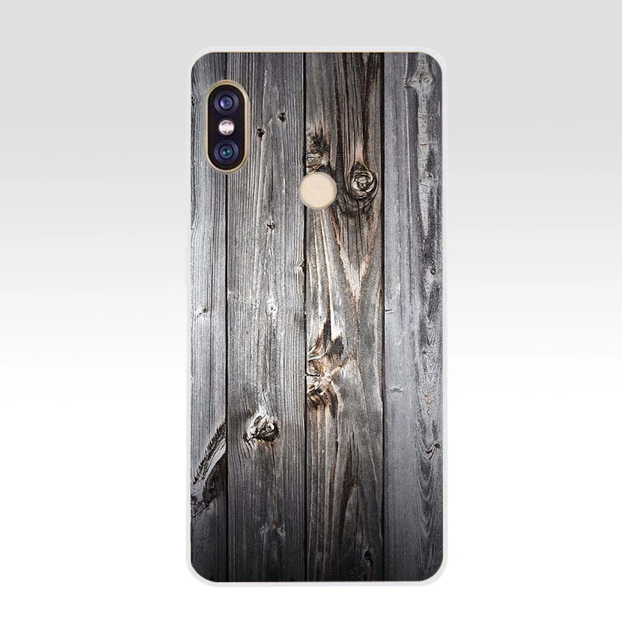 Мягкий силиконовый чехол из ТПУ 121AQ с текстурой древесины для телефона xiaomi redmi 6 pro