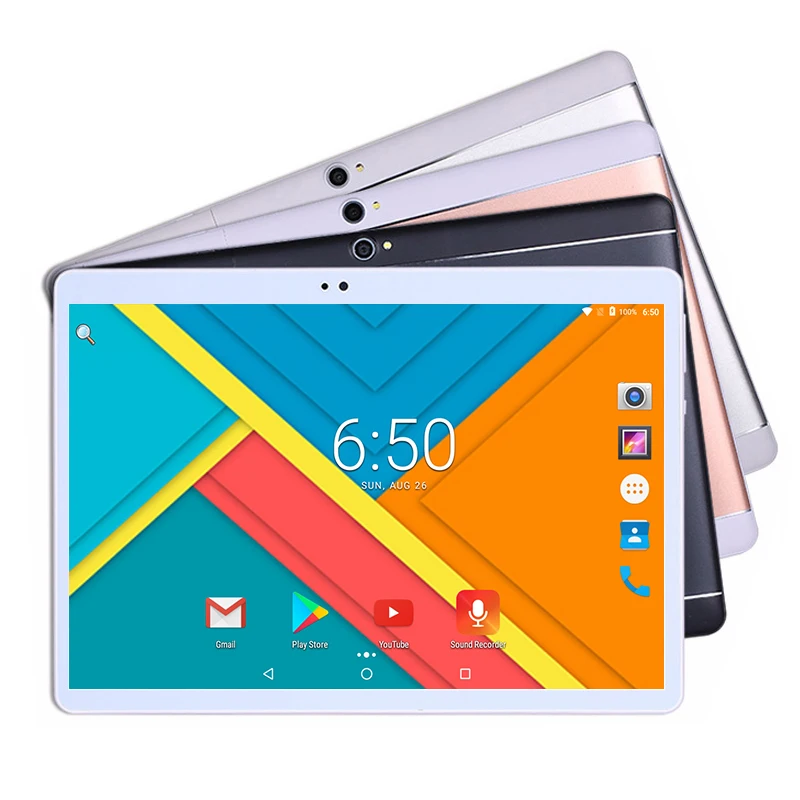 10 дюймовый планшетный ПК Deca Core 3G 4G LTE планшет Android 7 0 RAM 4 Гб ROM 64 Dual SIM Bluetooth GPS WiFi