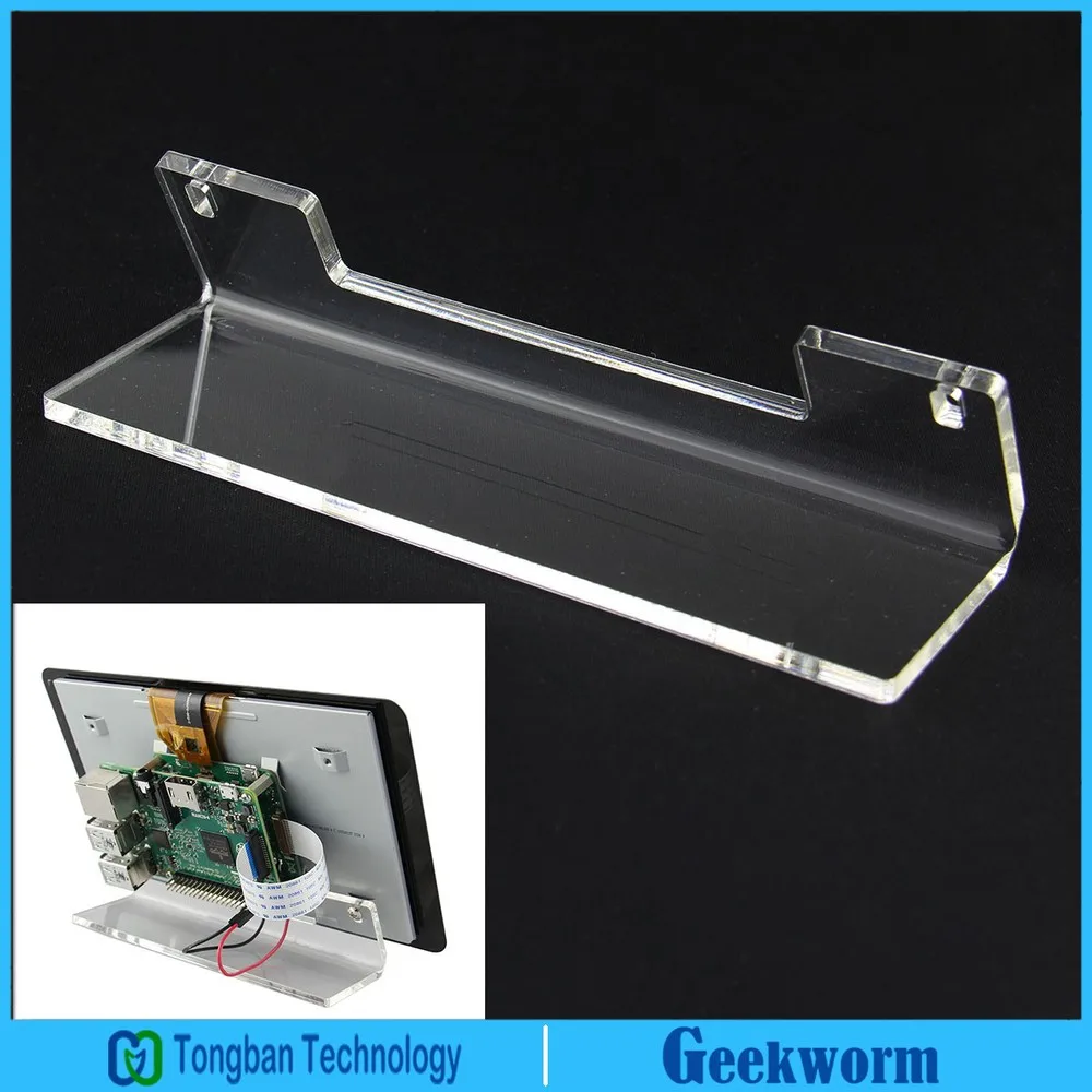 Акриловая основа подставка для официальных Raspberry Pi 7 дюймовый сенсорный экран