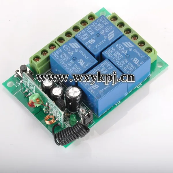 DC12V 4CH RF Беспроводной дистанционного Управление Системы/Беспроводной