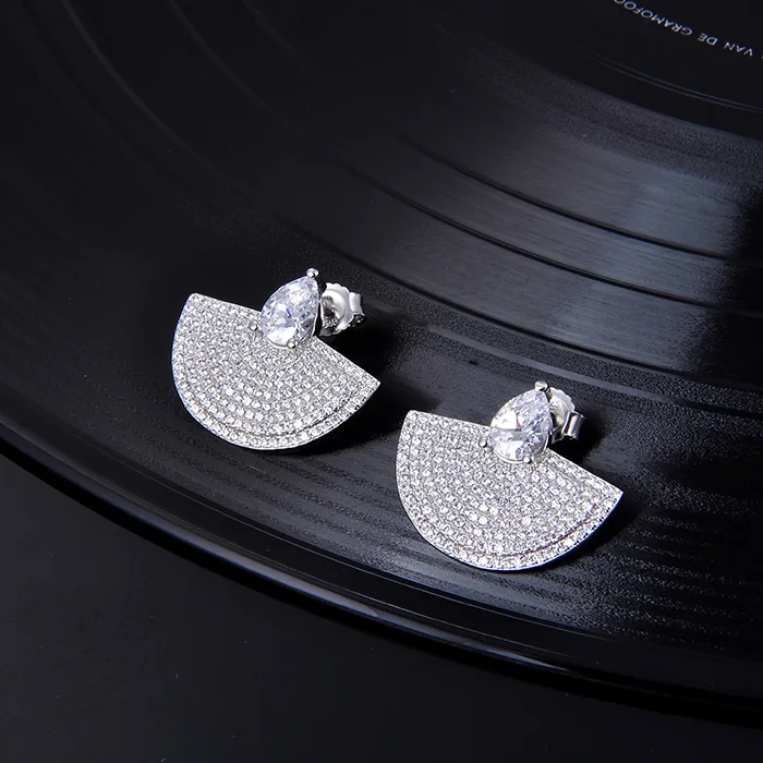 

Designer Fashion 925 Sterling Silver Jewelry 3A Cubic Zirconia Party Earring