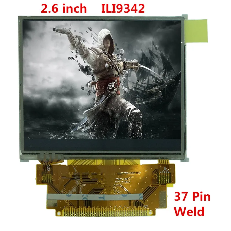 Цветной горизонтальный ЖК дисплей 2 6 дюйма 51P SPI TFT с сенсорной панелью ILI9342