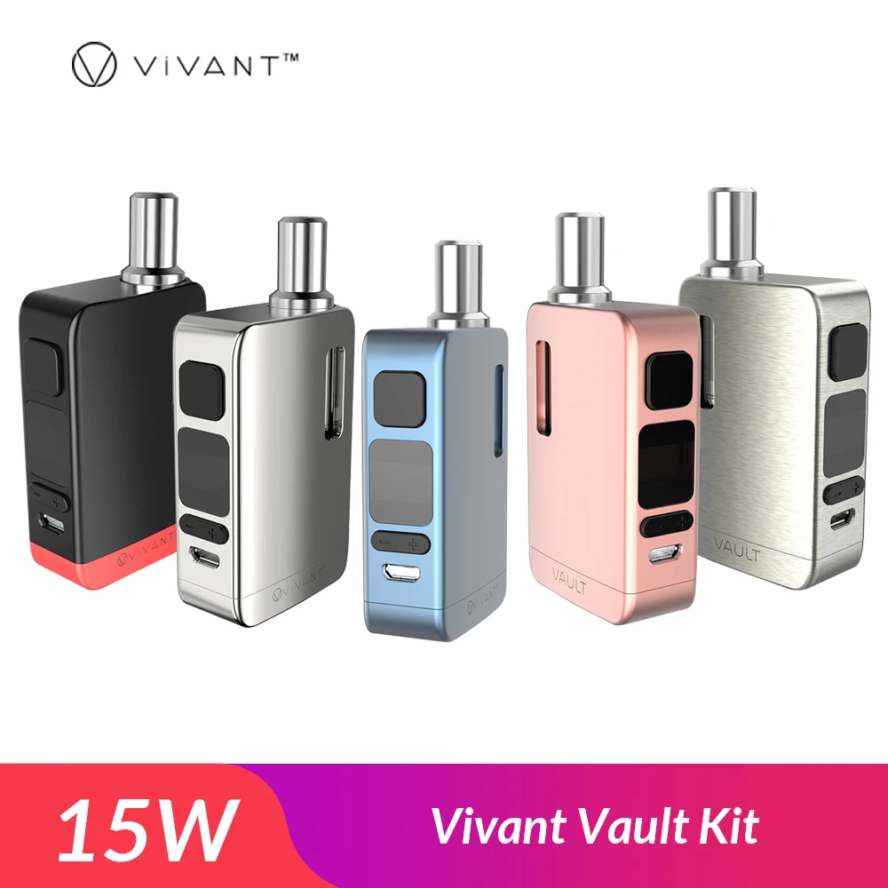 Оригинальный набор Vivant vat 15 Вт для воска/для масла встроенный аккумулятор 650 мАч