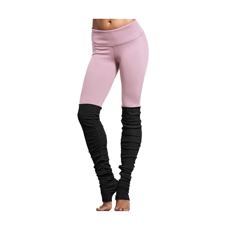 2018 новые богини гофрированные Леггинсы Высокая талия дышащие Для Йоги