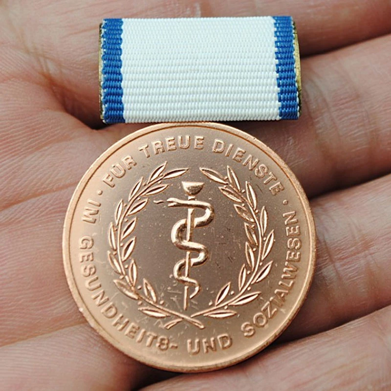 Оригинальные медали Война I медный значок для верного служения медаль из ленты