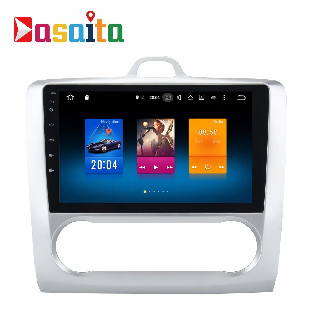 Android 6.0 2din автомобиля GPS плеер Navi для Ford Focus 2 II 2004 2011 с 9 &quotOcta core Стерео Авторадио