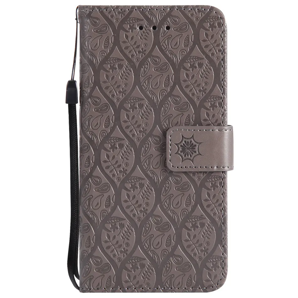 Gray Чехол-книжка для huawei Nova 2i 3i P Smart Plus mate 7 8 9 10 кожаная рамка P8 P9 Lite Mini P10 P20 Y6 Pro Enjoy 7S P27F - Цвет: Gray