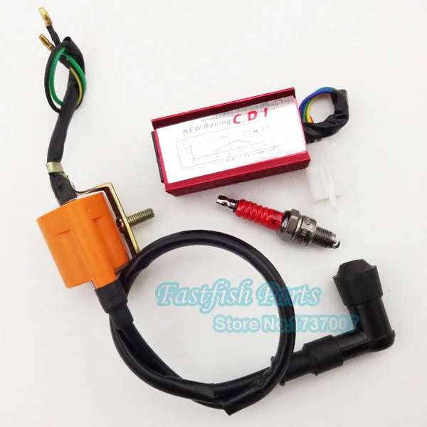 Алюминиевая 5-контактная катушка зажигания CDI &amp Racing A7TC для 50 куб. См 70 90 110 Loncin Taotao