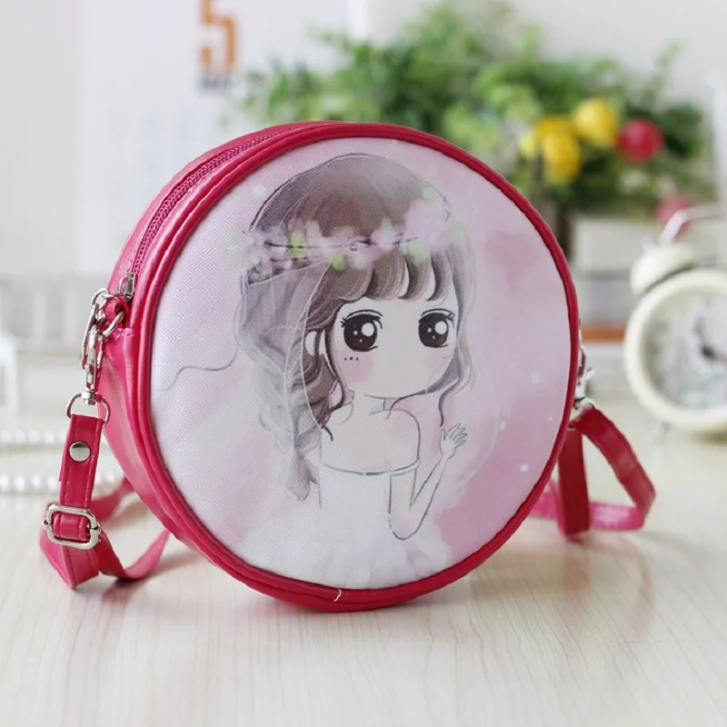 Женский маленький милый кошелек из искусственной кожи с героями мультфильмов