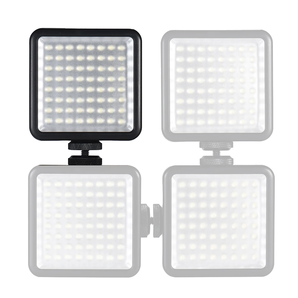 Andoer LED 64 бусины непрерывное освещение для камеры Светодиодная панель портативная