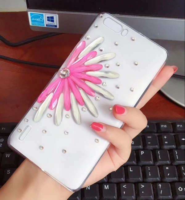 Бриллиантовый чехол для телефона Sunflower для Blackberry Keyone Key2, задняя крышка для чехлов DTEK60 DTEK50 on.