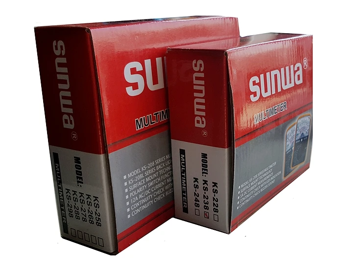 Аналоговый мультиметр SUNWA KS-268L, дизайн, ручной мультиметр. ACA/12A, ACV/DCV: MAX1200V