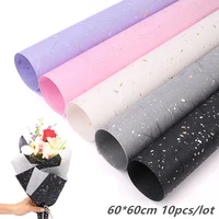 10pcslot 60x60cm gold silver sequins tissue paper flower wrapping paper gift packaging craft paper roll wine clothing packing